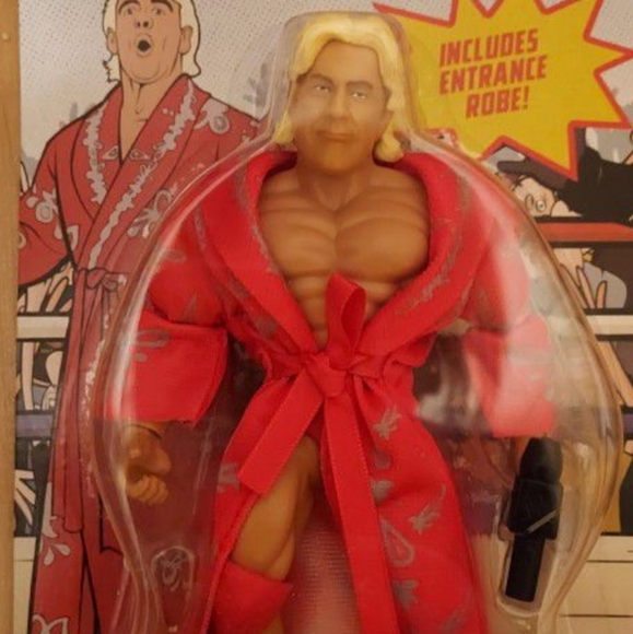 WWE Superstars The Nature Boy Ric Flair Series 1 Mattel Action Figure NWO New - Picture 3 of 8